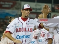 MEXICALI, BC. OCTUBRE 13. Acciones del encuentro inaugural entre Águilas de Mexicali y Venados de Mazatlan , Liga Mexicana de Pacifico, Estadio B-Air. (Foto: Armando Ruiz/Expreso Deportivo)