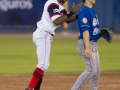 MEXICALI, BC. DICIEMBRE 06. Acciones del tercer encuentro de la serie entre Charros de Jalisco y Aguilas de Mexicali, Liga Mexicana del Pacifico, Estadio BÂ´Air. (Foto: Felipe Zavala/Expreso Deportivo)