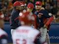 MEXICALI, BC. DICIEMBRE 23. Acciones del segundo encuentro de la serie entre Mayos de Navojoa y Aguilas de Mexicali, Liga Mexicana del Pacifico, Estadio BÂ´Air.(Foto: Felipe Zavala/Expreso Deportivo)