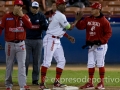 MEXICALI, BC. DICIEMBRE 25. Acciones del tercer encuentro de la serie entre Mayos de Navojoa y Aguilas de Mexicali, Liga Mexicana del Pacifico, Estadio BÂ´Air.(Foto: Felipe Zavala/Expreso Deportivo)