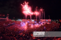 MEXICALI, BC, OCTUBRE 12. Acciones del juego inaugural entre Naranjeros de Hermosillo y Águilas de Mexicali, Liga Mexicana del Pacífico, Estadio B´A ir.(Foto: Armando Ruiz/Expreso Deportivo)