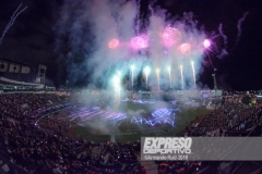 MEXICALI, BC, OCTUBRE 12. Acciones del juego inaugural entre Naranjeros de Hermosillo y Águilas de Mexicali, Liga Mexicana del Pacífico, Estadio B´A ir.(Foto: Armando Ruiz/Expreso Deportivo)