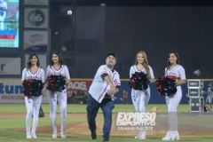 MEXICALI, BC, OCTUBRE 12. Acciones del juego inaugural entre Naranjeros de Hermosillo y Águilas de Mexicali, Liga Mexicana del Pacífico, Estadio B´A ir.(Foto: Armando Ruiz/Expreso Deportivo)