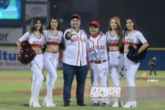 MEXICALI, BC, OCTUBRE 12. Acciones del juego inaugural entre Naranjeros de Hermosillo y Águilas de Mexicali, Liga Mexicana del Pacífico, Estadio B´A ir.(Foto: Armando Ruiz/Expreso Deportivo)