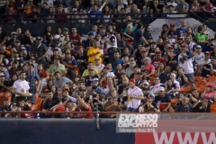 MEXICALI, BC, OCTUBRE 12. Acciones del juego inaugural entre Naranjeros de Hermosillo y Águilas de Mexicali, Liga Mexicana del Pacífico, Estadio B´A ir.(Foto: Armando Ruiz/Expreso Deportivo)