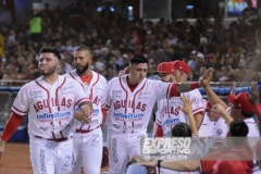 MEXICALI, BC, OCTUBRE 12. Acciones del juego inaugural entre Naranjeros de Hermosillo y Águilas de Mexicali, Liga Mexicana del Pacífico, Estadio B´A ir.(Foto: Armando Ruiz/Expreso Deportivo)