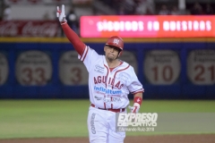 MEXICALI, BC, OCTUBRE 12. Acciones del juego inaugural entre Naranjeros de Hermosillo y Águilas de Mexicali, Liga Mexicana del Pacífico, Estadio B´A ir.(Foto: Armando Ruiz/Expreso Deportivo)