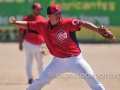 MEXICALI, BC. ABRIL 03. Acciones del encuentro entre amigos del Cuba vs Amigos del Cali, Liga Amateur de Beisbol de Mexicali.(Foto: Felipe Zavala/Expreso Deportivo)