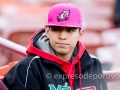 MEXICALI, BC. ENERO 01. Acciones del primer encuentro de la serie de playoffs entre Charros de Jalisco y Aguilas de Mexicali, Liga Mexicana del Pacifico, Estadio BÂ´Air.(Foto: Felipe Zavala/Expreso Deportivo)