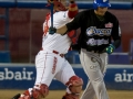 MEXICALI, BC. ENERO 01. Acciones del primer encuentro de la serie de playoffs entre Charros de Jalisco y Aguilas de Mexicali, Liga Mexicana del Pacifico, Estadio BÂ´Air.(Foto: Felipe Zavala/Expreso Deportivo)