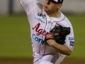 MEXICALI, BC. ENERO 01. Acciones del primer encuentro de la serie de playoffs entre Charros de Jalisco y Aguilas de Mexicali, Liga Mexicana del Pacifico, Estadio BÂ´Air.(Foto: Felipe Zavala/Expreso Deportivo)