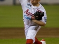 MEXICALI, BC. ENERO 01. Acciones del primer encuentro de la serie de playoffs entre Charros de Jalisco y Aguilas de Mexicali, Liga Mexicana del Pacifico, Estadio BÂ´Air.(Foto: Felipe Zavala/Expreso Deportivo)