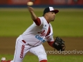 MEXICALI, BC. ENERO 02. Acciones del segundo encuentro de la serie de playoffs entre Charros de Jalisco y Aguilas de Mexicali, Liga Mexicana del Pacifico, Estadio BÂ´Air.(Foto: Felipe Zavala/Expreso Deportivo)