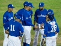 MEXICALI, BC. MARZO 18. Acciones del encuentro entre Nicaragua y Mexico, en la ronda Eliminatoria rumbo al Clasico Mundial de Beisbol, Estadio BÂ´Air.(Foto: Felipe Zavala/Expreso Deportivo)