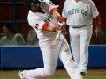 MEXICALI, BC. MARZO 20. Acciones del encuentro entre Nicaragua y Mexico, en la ronda Eliminatoria rumbo al Clasico Mundial de Beisbol, Estadio BÂ´Air.(Foto: Felipe Zavala/Expreso Deportivo)