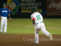 MEXICALI, BC. MARZO 20. Acciones del encuentro entre Nicaragua y Mexico, en la ronda Eliminatoria rumbo al Clasico Mundial de Beisbol, Estadio BÂ´Air.(Foto: Felipe Zavala/Expreso Deportivo)