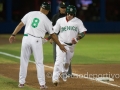 MEXICALI, BC. MARZO 20. Acciones del encuentro entre Nicaragua y Mexico, en la ronda Eliminatoria rumbo al Clasico Mundial de Beisbol, Estadio BÂ´Air.(Foto: Felipe Zavala/Expreso Deportivo)