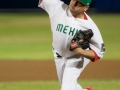 MEXICALI, BC. MARZO 20. Acciones del encuentro entre Nicaragua y Mexico, en la ronda Eliminatoria rumbo al Clasico Mundial de Beisbol, Estadio BÂ´Air.(Foto: Felipe Zavala/Expreso Deportivo)