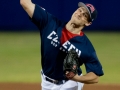 MEXICALI, BC. MARZO 19. Acciones del encuentro entre Nicaragua y Republica Checa, en la ronda Eliminatoria rumbo al Clasico Mundial de Beisbol, Estadio BÂ´Air.(Foto: Felipe Zavala/Expreso Deportivo)