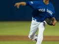 MEXICALI, BC. MARZO 19. Acciones del encuentro entre Nicaragua y Republica Checa, en la ronda Eliminatoria rumbo al Clasico Mundial de Beisbol, Estadio BÂ´Air.(Foto: Felipe Zavala/Expreso Deportivo)