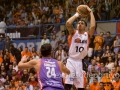 MEXICALI, BC. ABRIL 03. Acciones del encuentro entre Pioneros de Quintana Roo y Soles de Mexicali, Final de la Liga Nacional de Baloncesto Profesional.(Foto: Felipe Zavala/Expreso Deportivo)